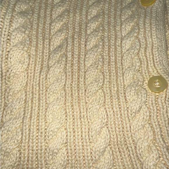 BABY GAP | ROPE CABLE BUTTON DOWN SWEATER NEWBORN - Picture 4 of 4